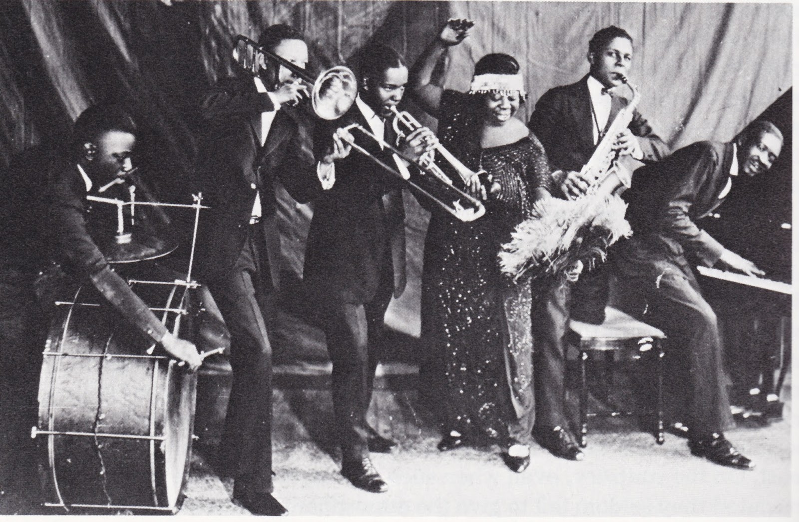 Ma Rainey with band